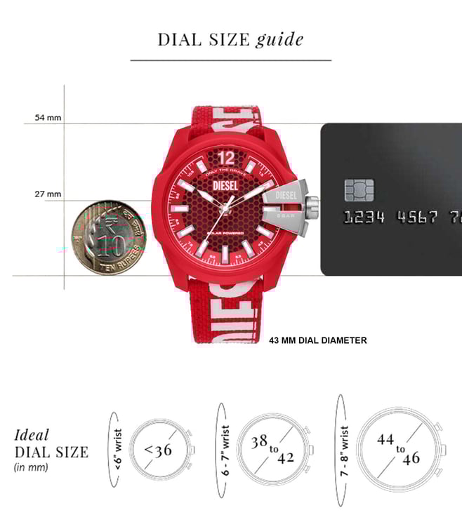 DIESEL Baby Chief Analog Watch for Men DZ4619