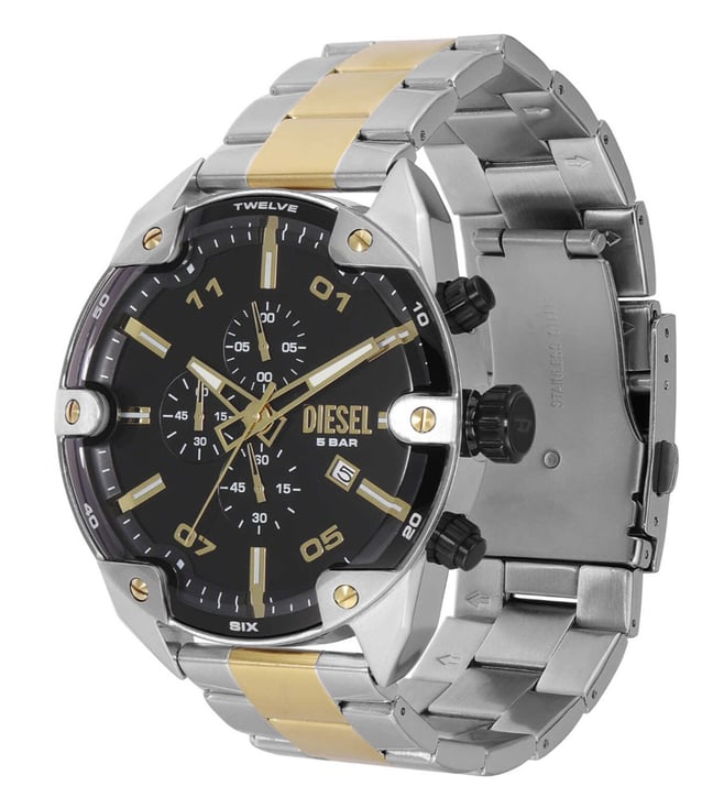 DIESEL Spiked Chronograph Watch for Men DZ4627 - KRISHNA WATCH COMPANY