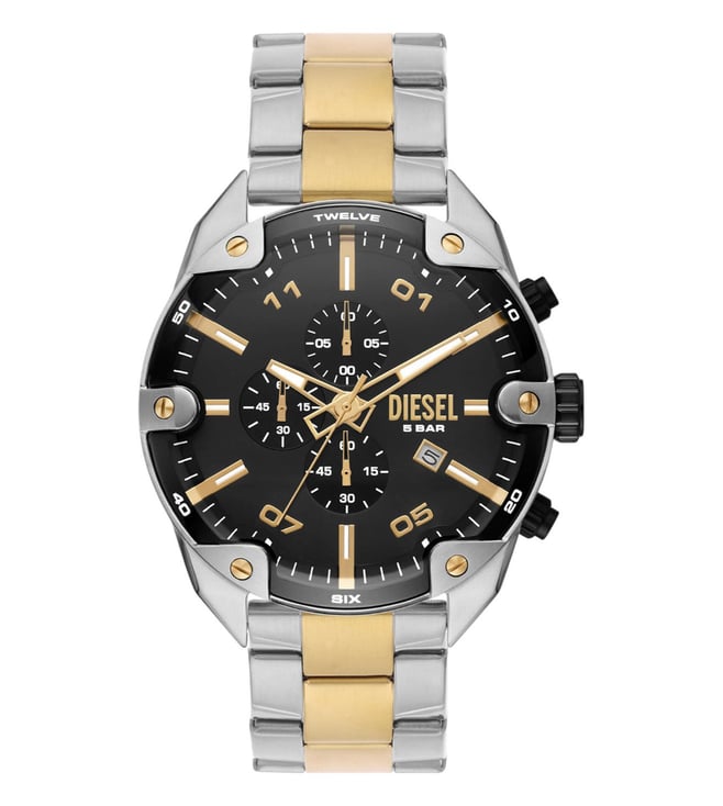 DIESEL Spiked Chronograph Watch for Men DZ4627 - KRISHNA WATCH COMPANY