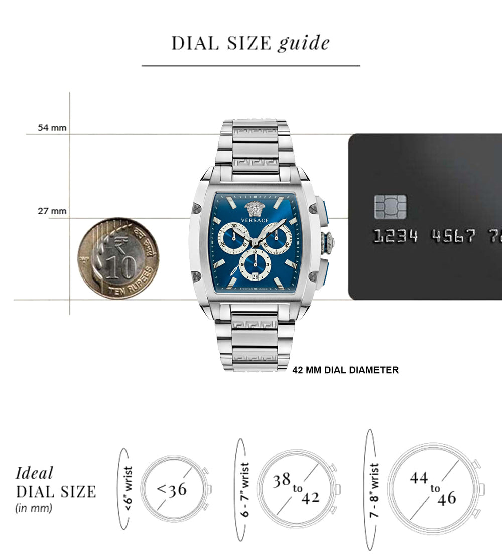 VERSACE VE6H00423 Chronograph Watch for Men - KRISHNA WATCH COMPANY