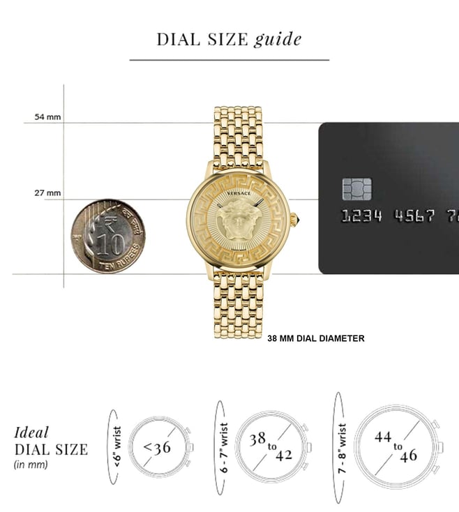 Versace Analog Watch for Women VE6F00623 - KRISHNA WATCH COMPANY