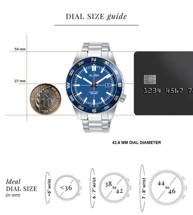 ALBA Active Watch for Men AS9Q19X1 - KRISHNA WATCH COMPANY