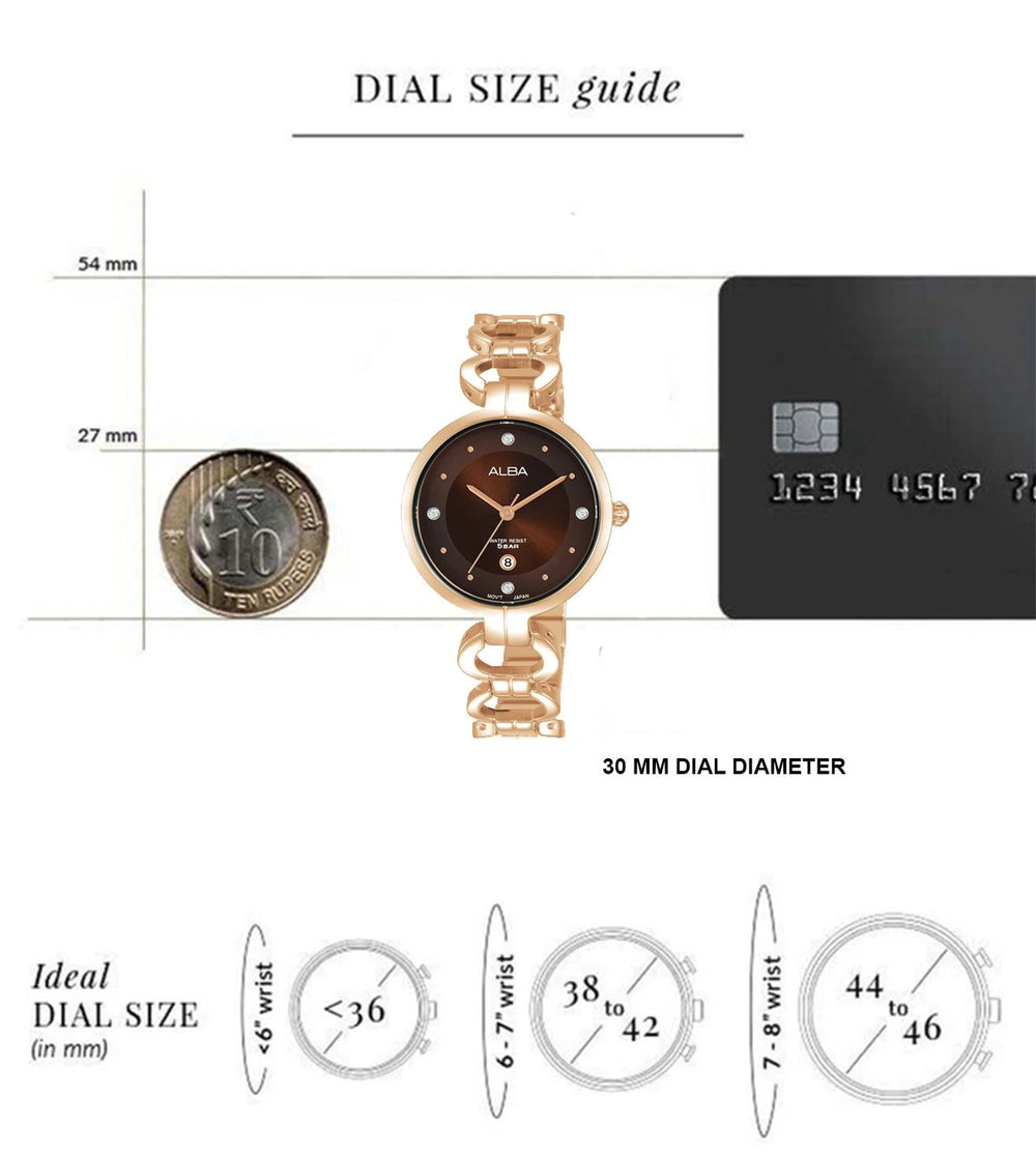 ALBA Fashion Standard Watch for Women AH7AV4X1 - KRISHNA WATCH COMPANY