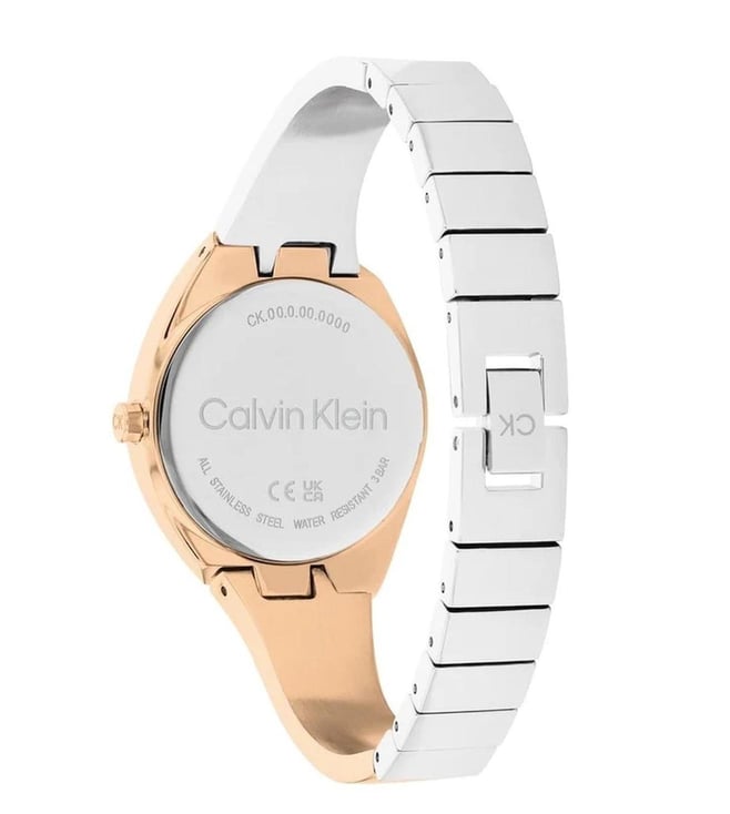 Calvin Klein Women's Silver Analog Stainless Steel Watch 25200237 - KRISHNA WATCH COMPANY