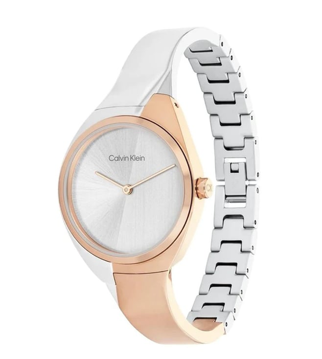 Calvin Klein Women's Silver Analog Stainless Steel Watch 25200237 - KRISHNA WATCH COMPANY