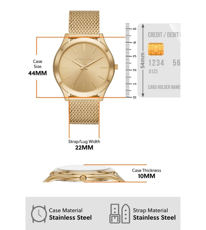 Michael Kors Slim Runway Analog Watch for Men MK8625 - KRISHNA WATCH COMPANY