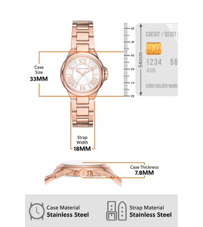 Michael Kors Camille Analog Watch for Women MK7256 - KRISHNA WATCH COMPANY