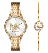 MICHAEL Michael Kors Outlet Melissa Analog Watch for Women With Bracelet MK1051SET