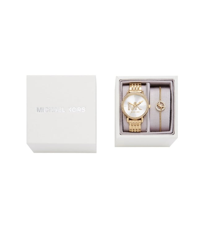 MICHAEL Michael Kors Outlet Melissa Analog Watch for Women With Bracelet MK1051SET - KRISHNA WATCH COMPANY