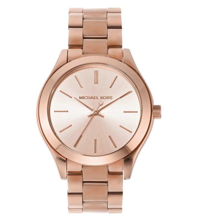Michael Kors Watches Mini Slim Runway Three-Hand Watch - MK3513 - KRISHNA WATCH COMPANY