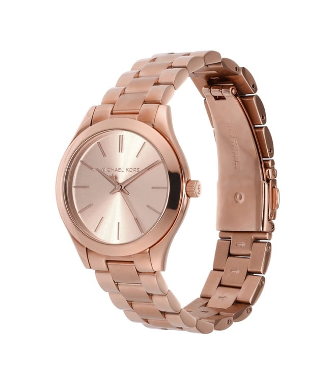 Michael Kors Watches Mini Slim Runway Three-Hand Watch - MK3513 - KRISHNA WATCH COMPANY