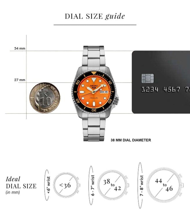 Seiko 5 Sports Analog Watch for Men SRPK35K1