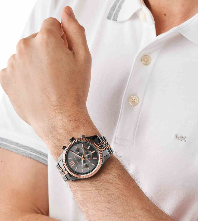 MICHAEL KORS Lexington Chronograph Watch for Men - MK8561 - KRISHNA WATCH COMPANY