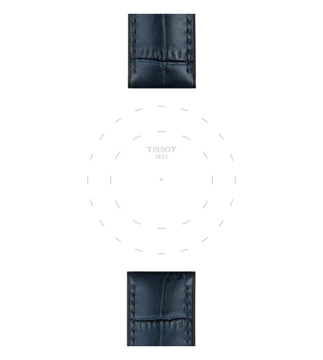 Tissot Official Blue Leather And Rubber Parts Strap Lugs 22 mm - T852046765 - KRISHNA WATCH COMPANY