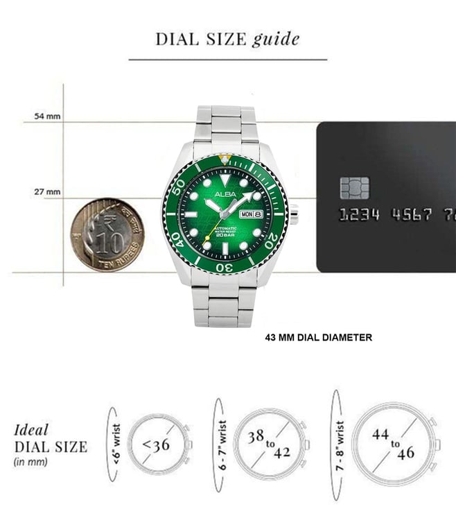 ALBA Fashion Automatic Watch for Men AL4437X1 - KRISHNA WATCH COMPANY