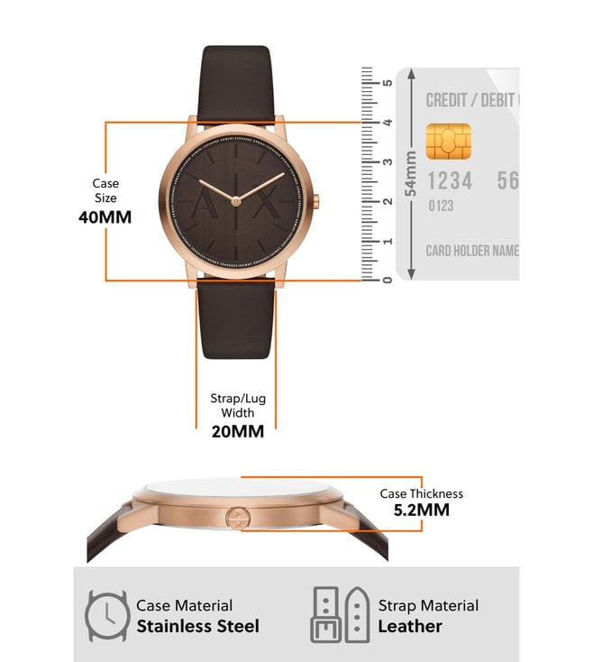 Armani Exchange Analog Watch for Men AX2873 - KRISHNA WATCH COMPANY