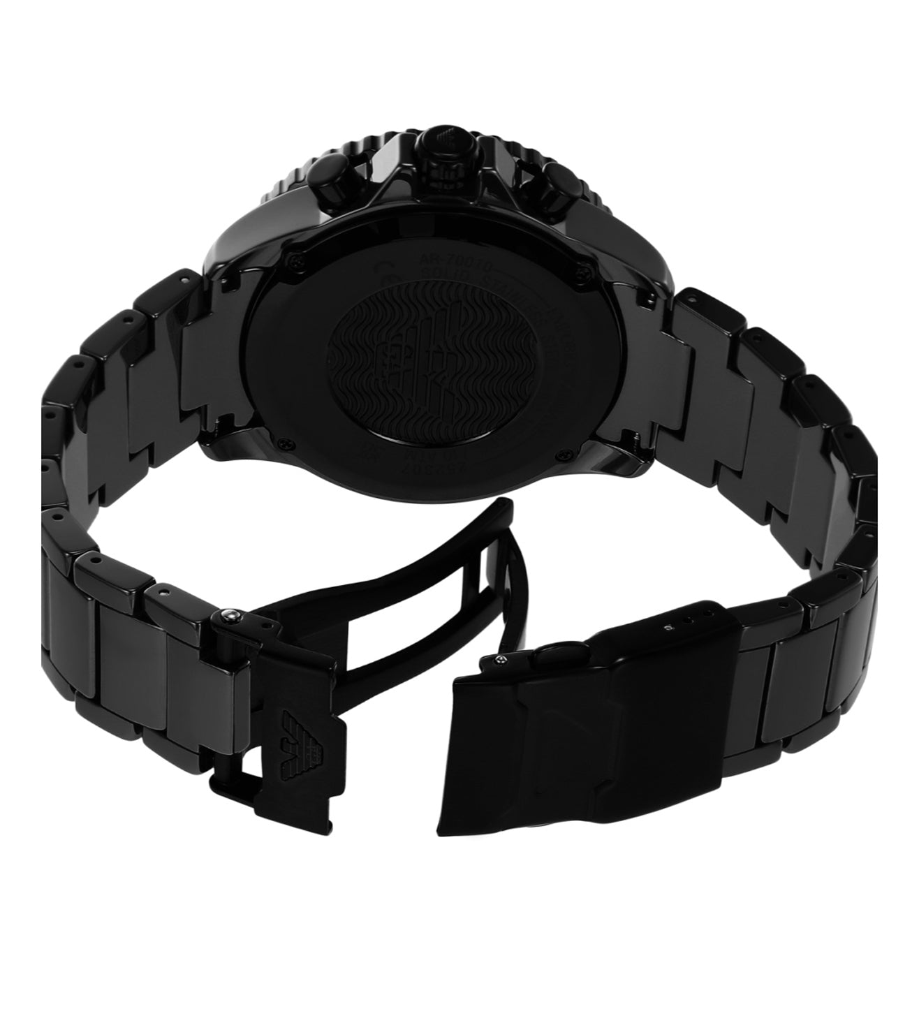 Emporio Armani Chronograph Black Ceramic Watch - AR70010 - KRISHNA WATCH COMPANY