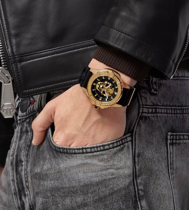 PHILIPP PLEIN The Skull Analog Watch for Men - PWAAA0221 - KRISHNA WATCH COMPANY