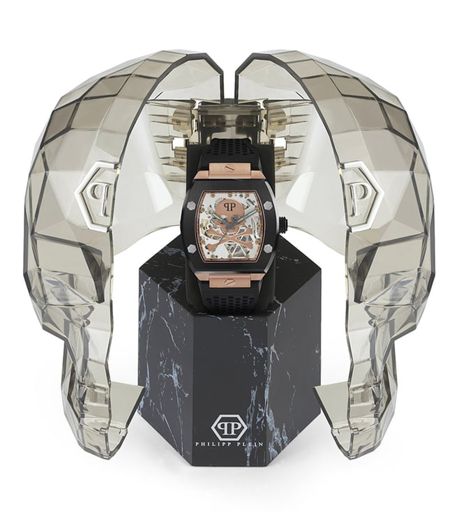 PHILIPP PLEIN The Skeleton Automatic Analog Watch for Men PWBAA0121 - KRISHNA WATCH COMPANY