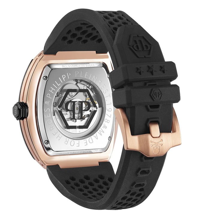 PHILIPP PLEIN The Skeleton Automatic Analog Watch for Men PWBAA0121 - KRISHNA WATCH COMPANY