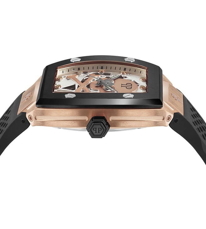 PHILIPP PLEIN The Skeleton Automatic Analog Watch for Men PWBAA0121 - KRISHNA WATCH COMPANY
