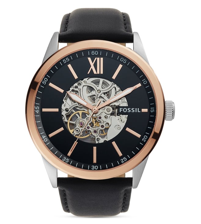 Fossil Flynn Automatic Watch for Men BQ2383 - KRISHNA WATCH COMPANY