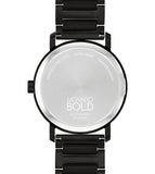 Movado Bold Men's Black Analog Stainless Steel Watch 3601112