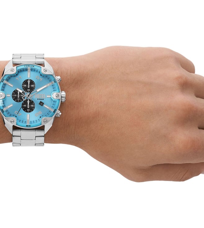 DIESEL Spiked Chronograph Watch for Men DZ4655 - KRISHNA WATCH COMPANY