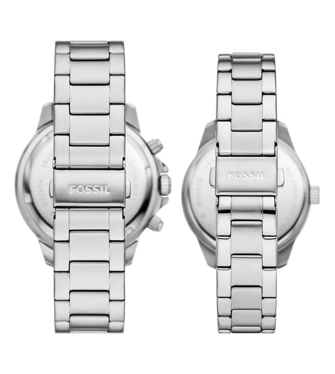 Fossil Bannon Analog Couples Watch BQ2828SET - KRISHNA WATCH COMPANY