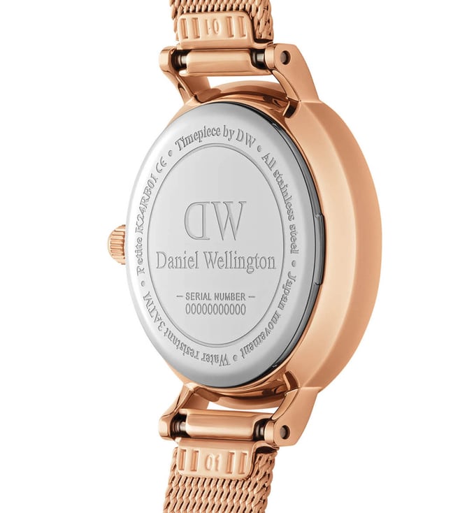 Daniel Wellington Petite Women Pink Round Dial Analog Watch - DW00100513K - KRISHNA WATCH COMPANY