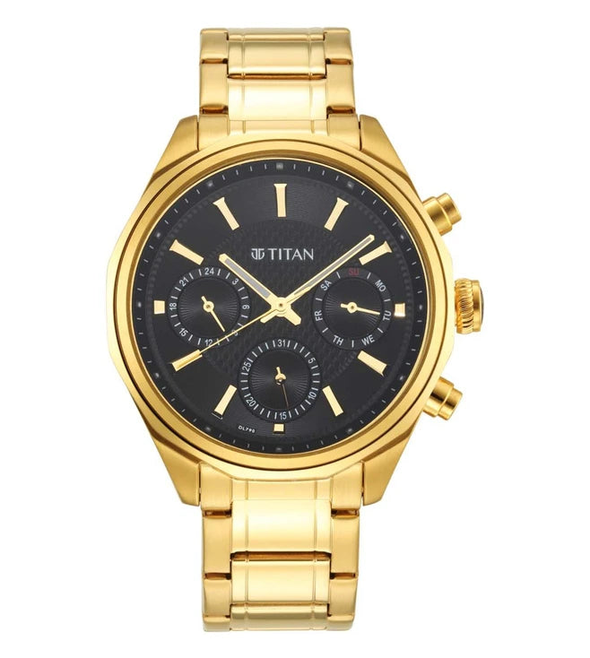 TITAN Regalia Opulent II Chronograph Watch for Men - 1829YM01 - KRISHNA WATCH COMPANY