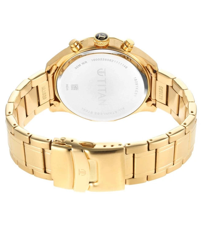 TITAN Regalia Opulent II Chronograph Watch for Men - 1829YM01 - KRISHNA WATCH COMPANY