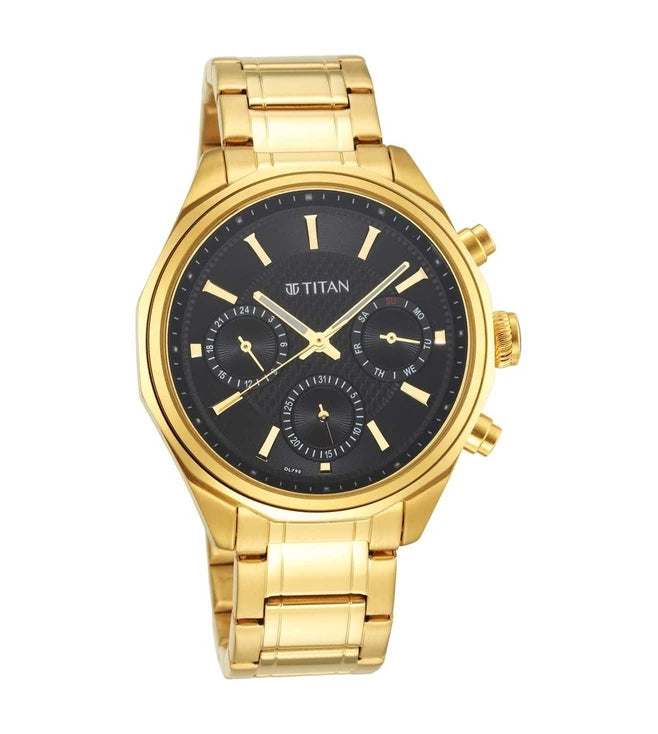 TITAN Regalia Opulent II Chronograph Watch for Men - 1829YM01 - KRISHNA WATCH COMPANY