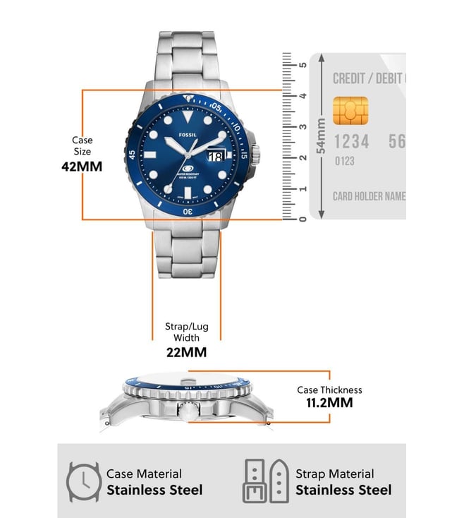Fossil Analog Watch for Men FS6029 - KRISHNA WATCH COMPANY