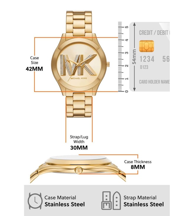 MICHAEL Michael Kors Slim Runway Analog Watch for Women - MK4732 - KRISHNA WATCH COMPANY