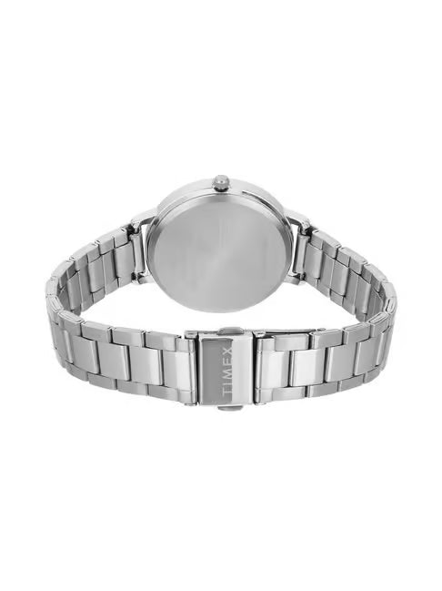 Timex Women Lilac Round Analog Brass Dial Watch - TWEL15806 - KRISHNA WATCH COMPANY