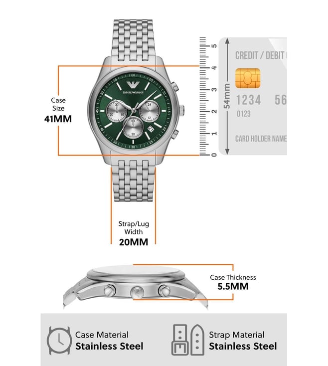 Emporio Armani Chronograph Watch for Men AR11581 - KRISHNA WATCH COMPANY