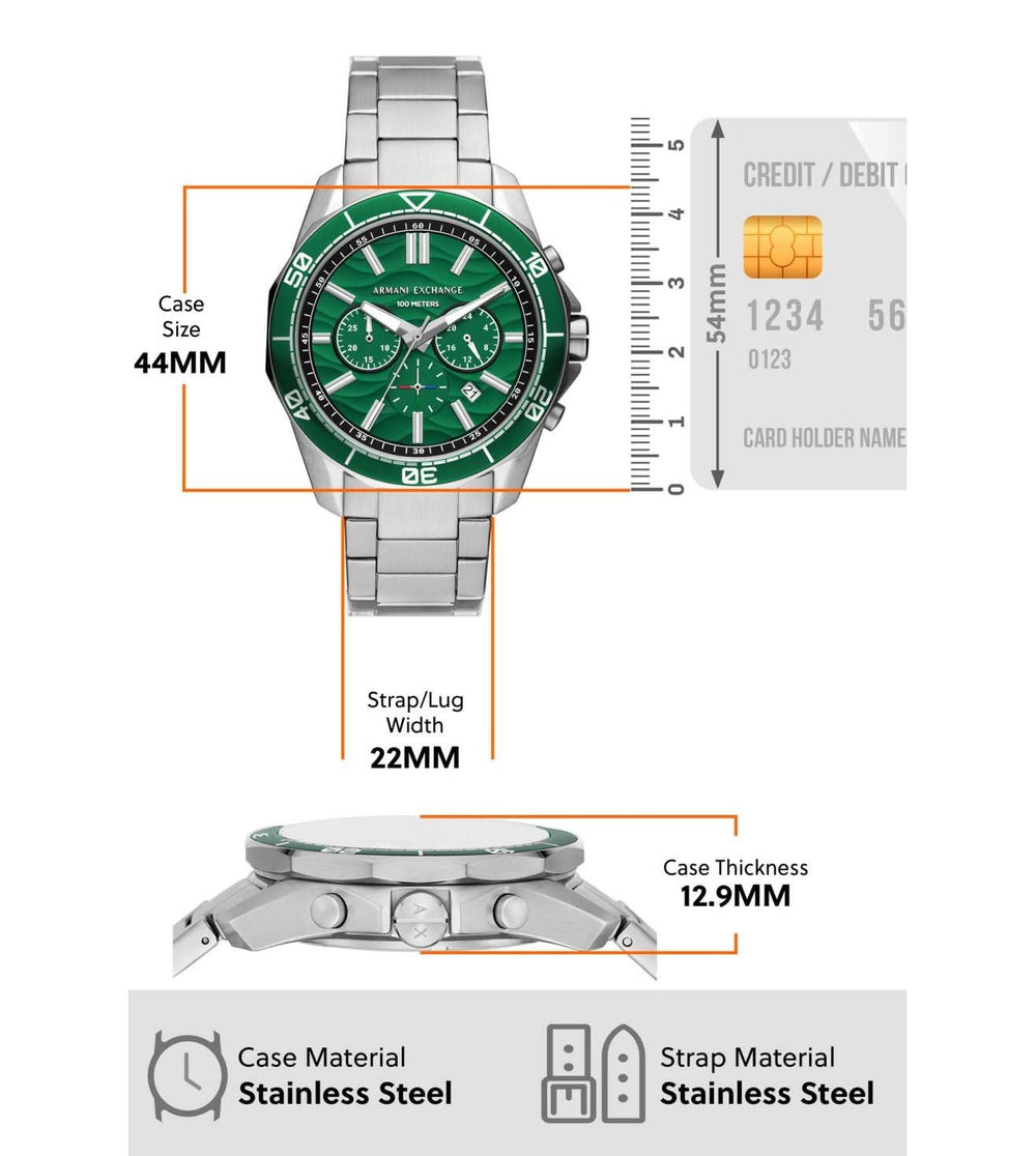 ARMANI EXCHANGE Spencer Chronograph Watch for Men AX1957 - KRISHNA WATCH COMPANY