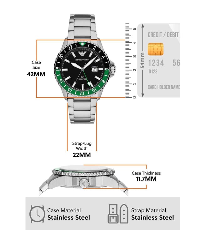 Emporio Armani Analog Watch for Men AR11589 - KRISHNA WATCH COMPANY