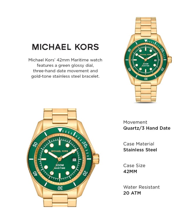 Michael Kors Maritime Analog Watch for Men MK9162 - KRISHNA WATCH COMPANY