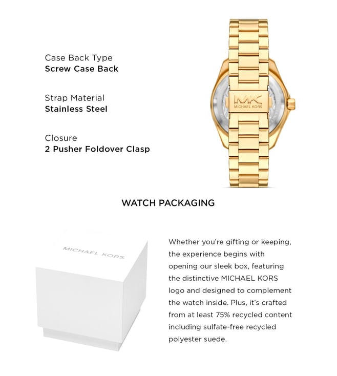 Michael Kors Maritime Analog Watch for Men MK9162 - KRISHNA WATCH COMPANY