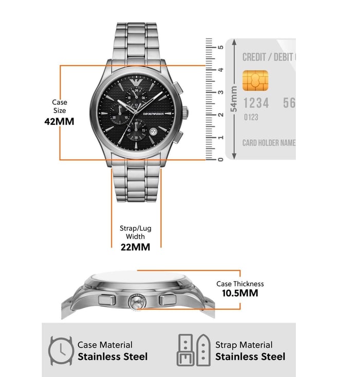 Emporio Armani Chronograph Watch for Men - AR11602 - KRISHNA WATCH COMPANY