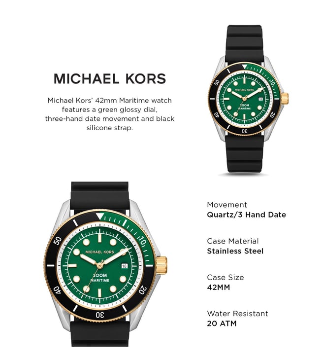 Michael Kors Maritime Analog Watch for Men MK9158 - KRISHNA WATCH COMPANY
