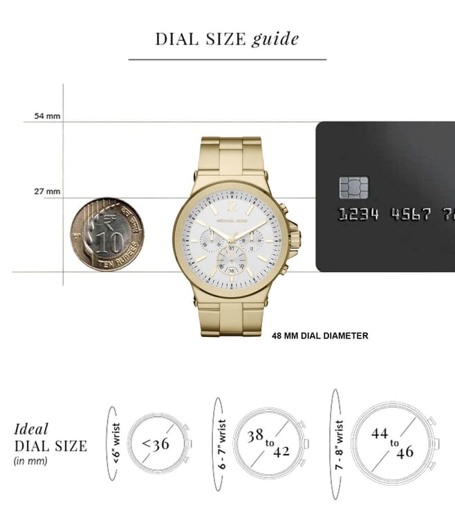Michael Kors Dylan Analog Watch for Men MK8278 - KRISHNA WATCH COMPANY