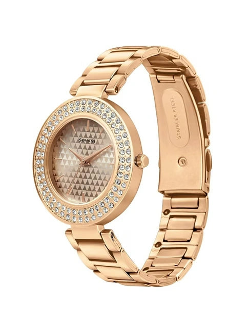 Sonata Blush It Up Analog Watch for Women NR87033WM01 - KRISHNA WATCH COMPANY