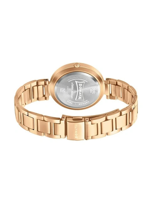 Sonata Blush It Up Analog Watch for Women NR87033WM01 - KRISHNA WATCH COMPANY