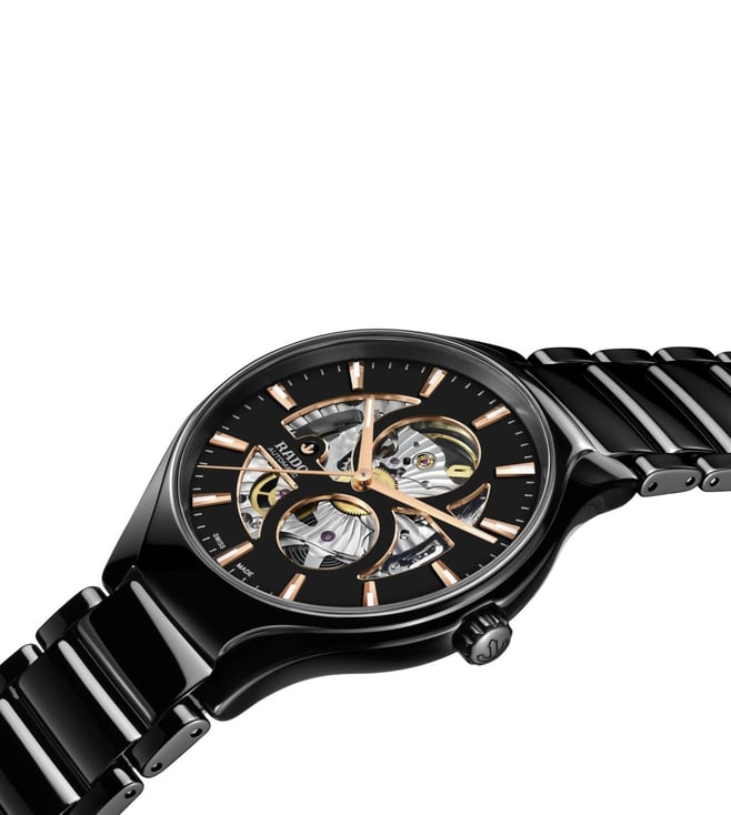 RADO Round Automatic Open Heart Automatic Unisex 40 mm R27107172 - KRISHNA WATCH COMPANY