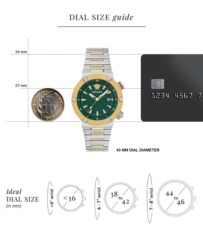 Versace Analog Watch for Men VE8G00524 - KRISHNA WATCH COMPANY