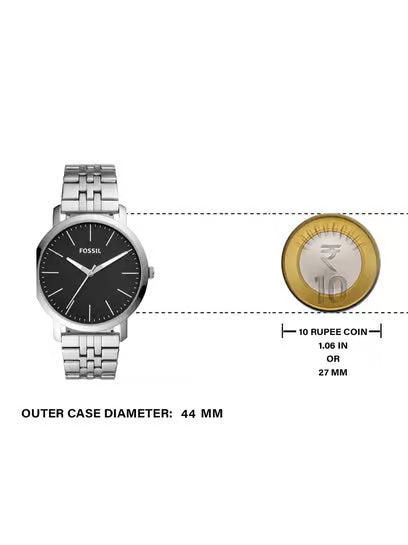 Fossil Luther 3H Three-Hand Interchangeable Strap Gift Set - BQ2466SET - KRISHNA WATCH COMPANY