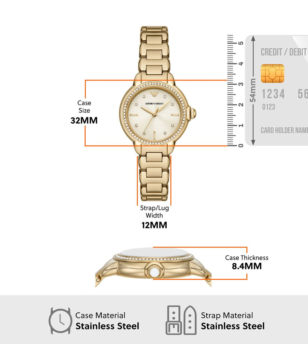 Emporio Armani Analog Watch for Women - AR11609 - KRISHNA WATCH COMPANY